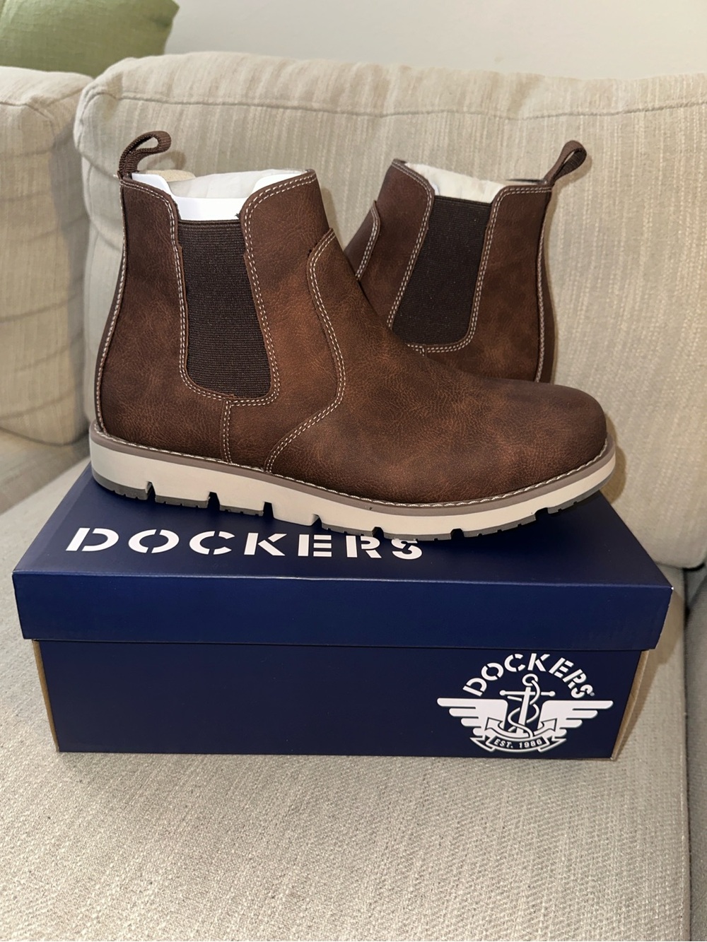 New Men’s Dockers Dylan Boots Briar
